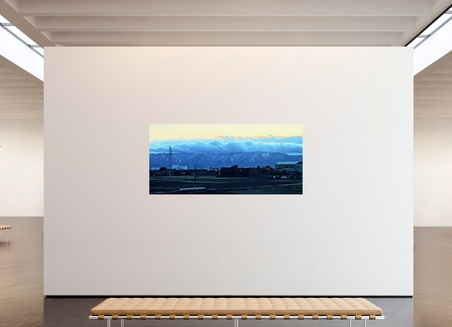 Industrial foothills (Japan, Toyama)