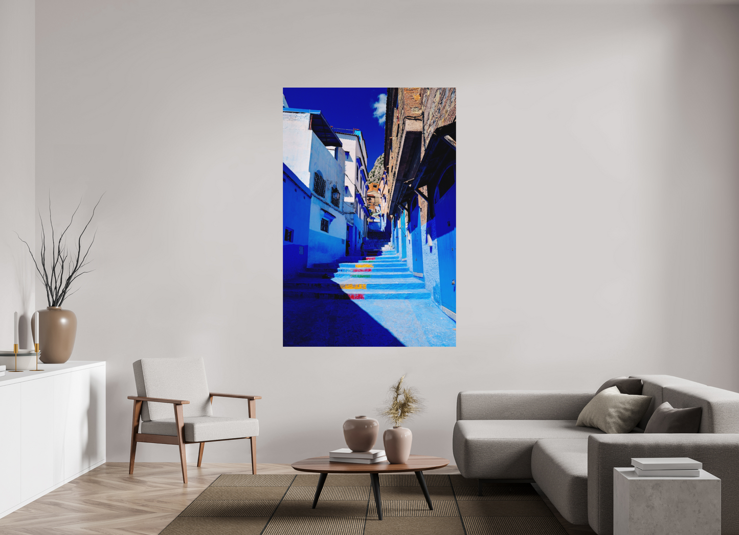 Urban palette (Morocco, Chefchaouen)