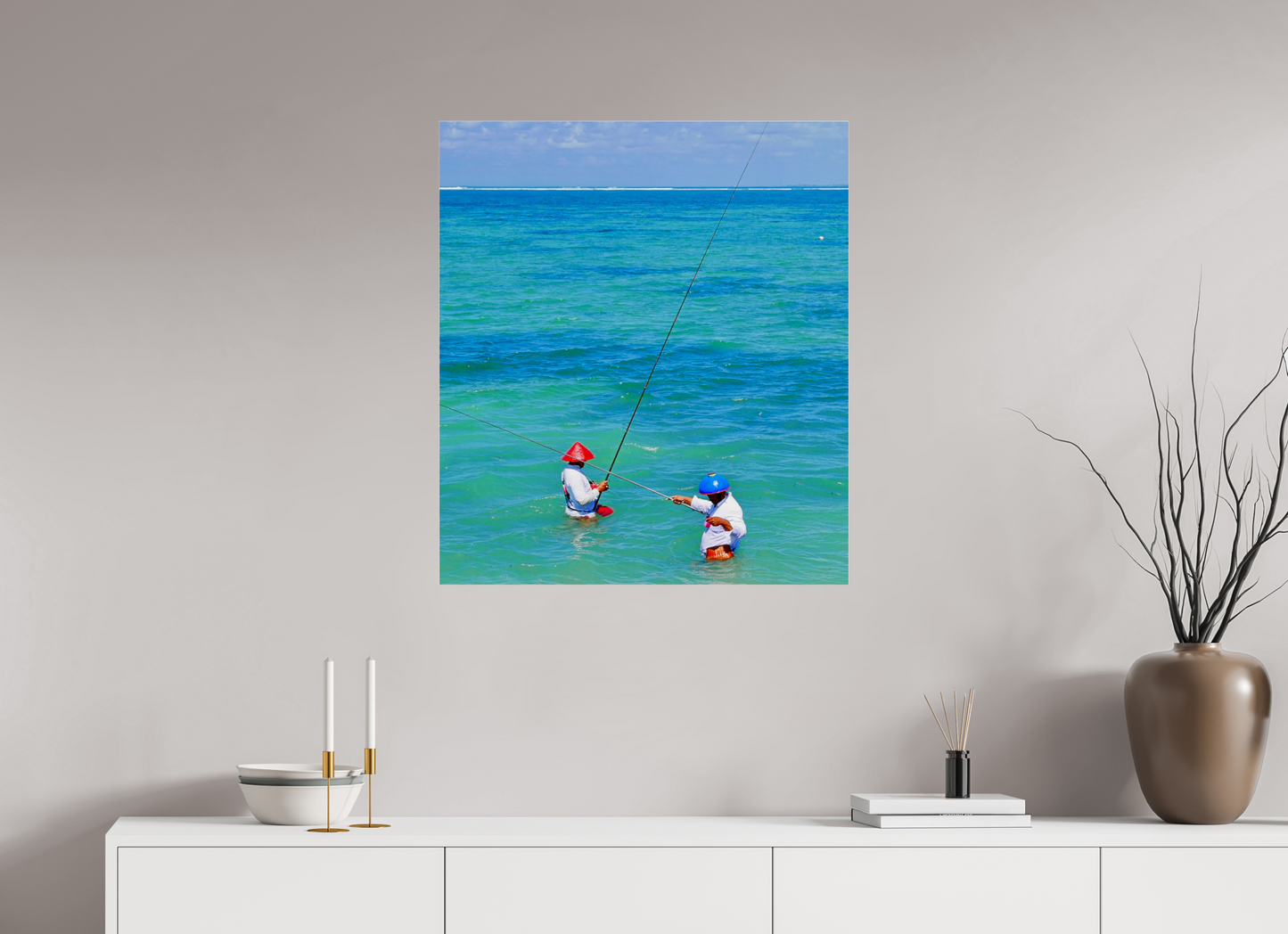 Sabre fishermen (Indonesia, Bali)