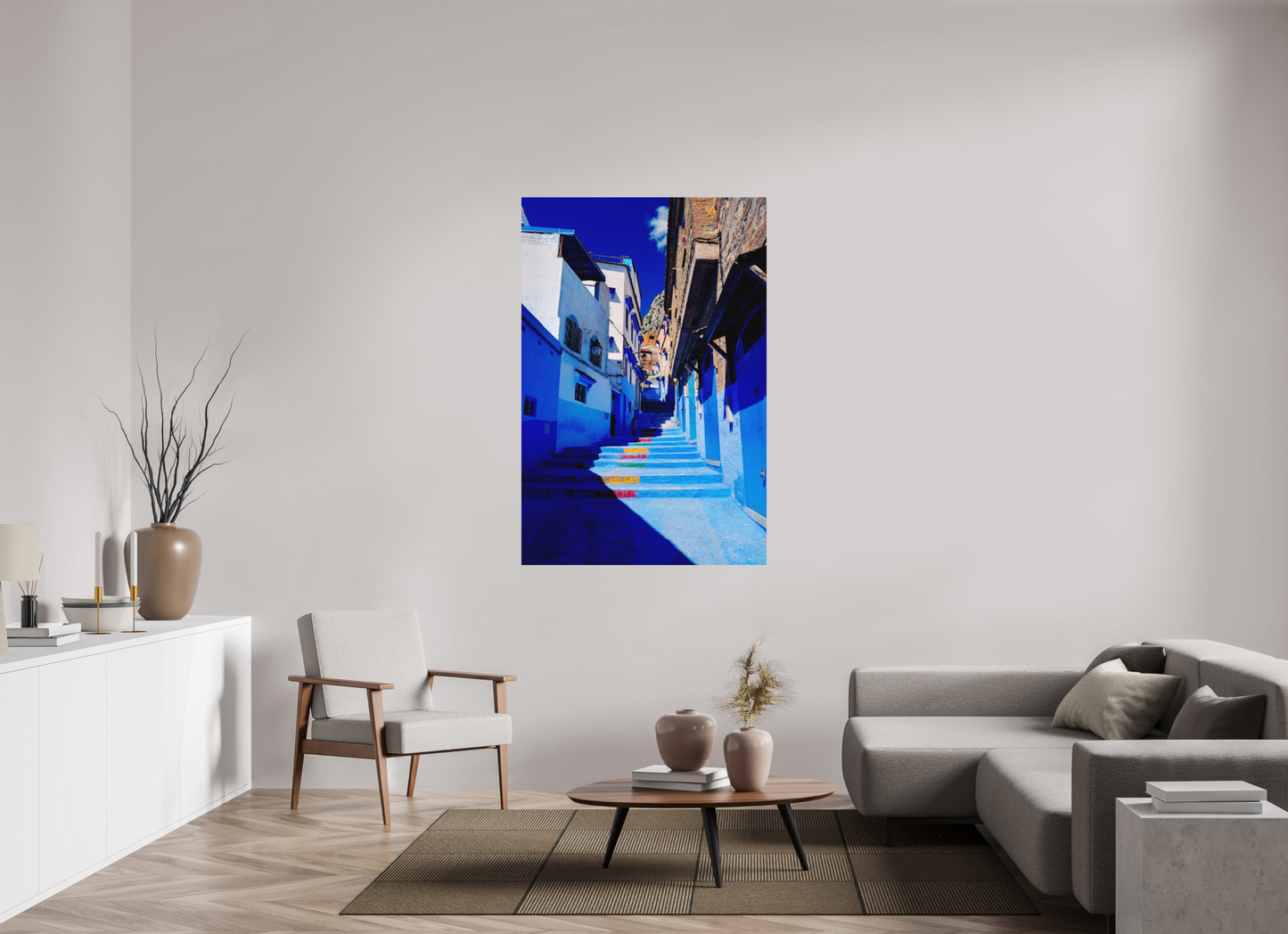 Urban palette (Morocco, Chefchaouen)