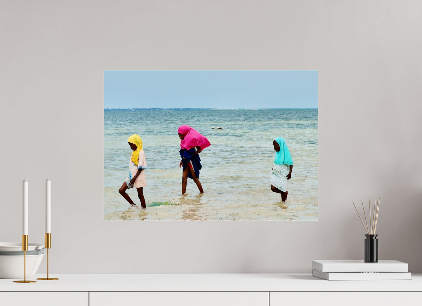 Tender wake (Tanzania, Zanzibar)