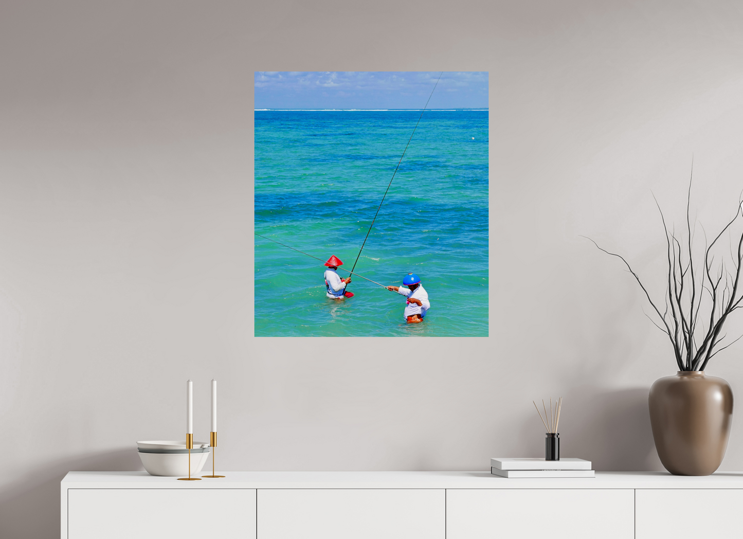 Sabre fishermen (Indonesia, Bali)