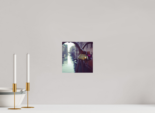 20 x 20 cm, Impression mate fine art sur alu dibond (prête à être accrochée) Ancres (Italie, Venise)