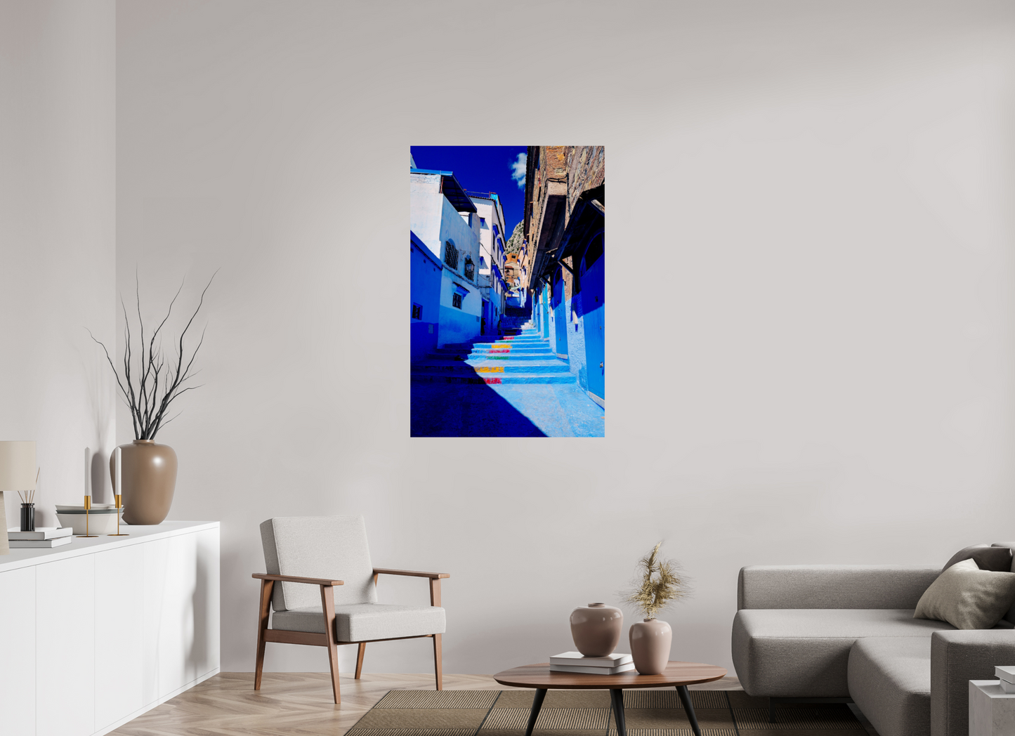 Urban palette (Morocco, Chefchaouen)