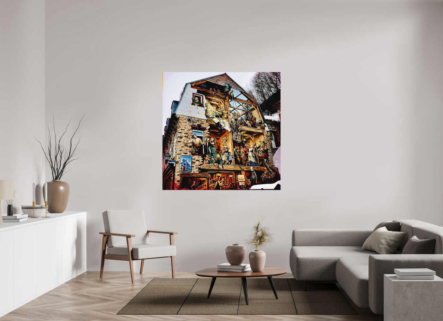 The Quebecois Mural (Canada, Quebec)