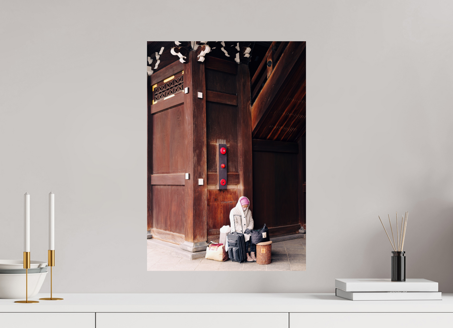 Shelter at the Temple (Japan, Kyoto)