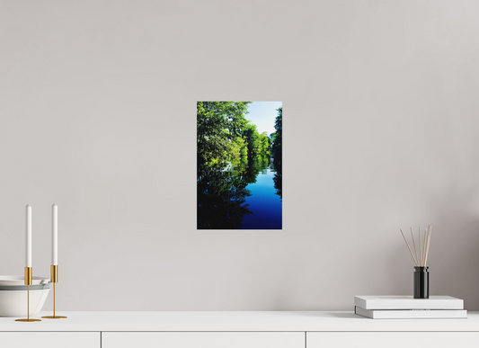 20 x 30 cm, Impression mate fine art sur alu dibond (prête à être accrochée) Liquid Silence (France, Chartres)