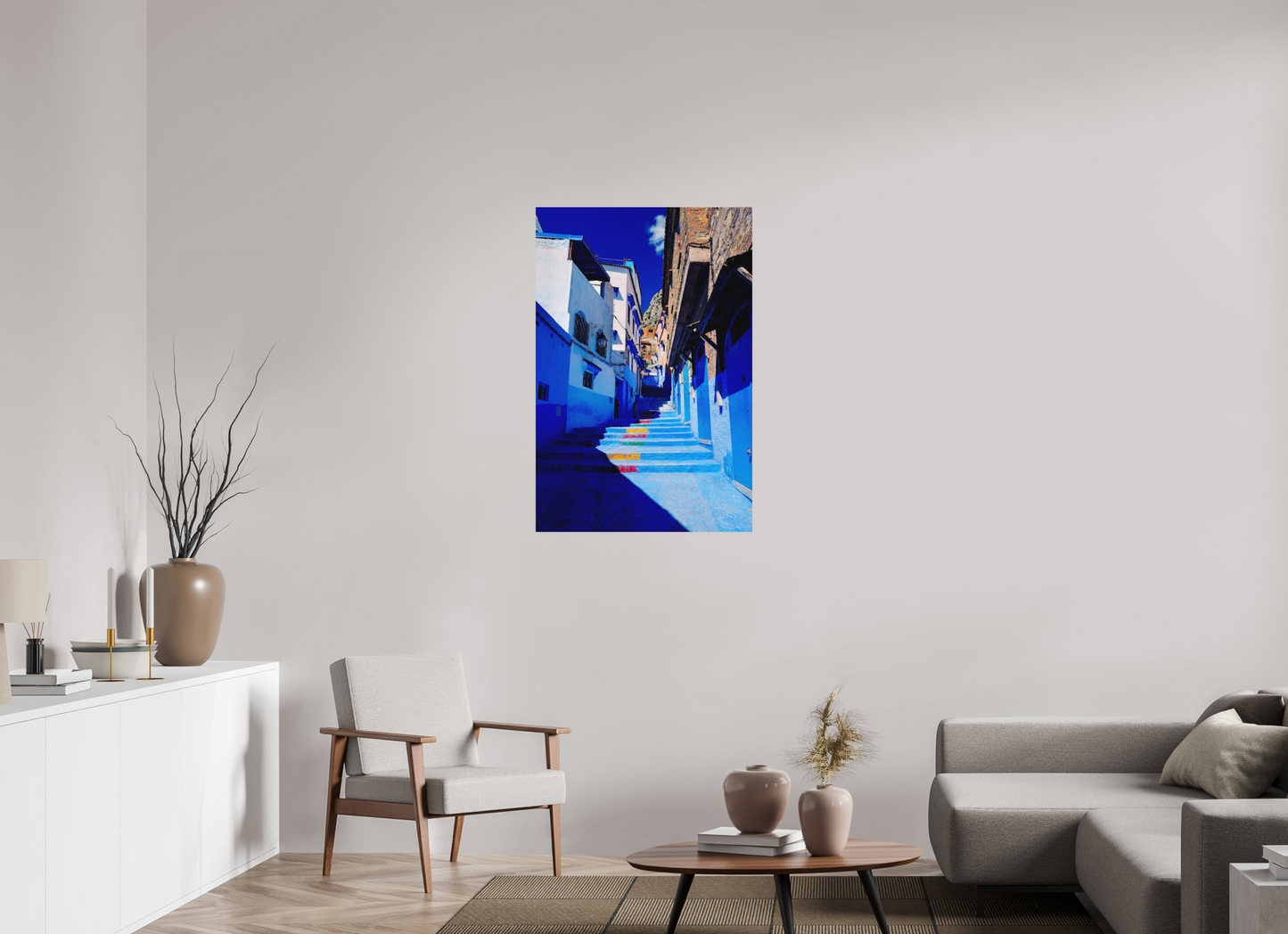 Urban palette (Morocco, Chefchaouen)