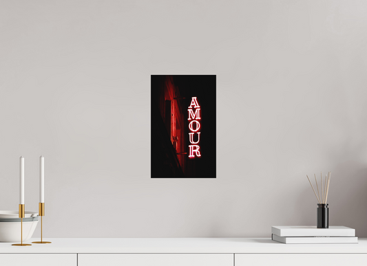 20 x 31,6 cm, Impression mate fine art sur alu dibond (prête à être accrochée) Amour (France, Paris)