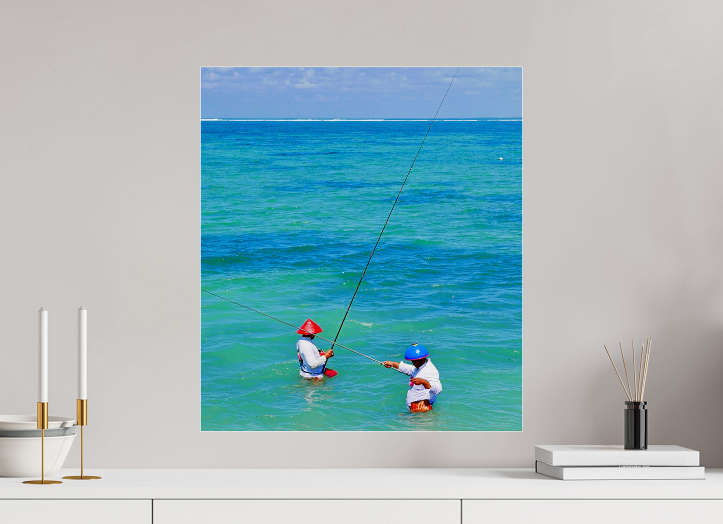 Sabre fishermen (Indonesia, Bali)