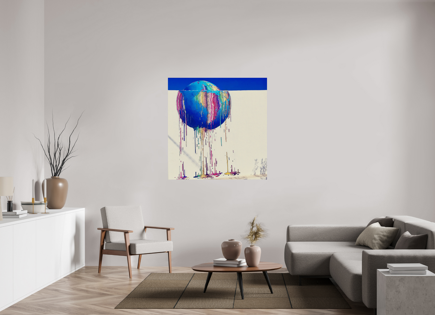 120 x 123,5 cm, Tirage brillant papier Fuji Crystal DP II (à encadrer) Fonte des repères (Tunisie, Djerba)