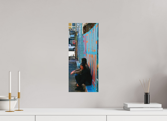 20 x 46,5 cm, Impression mate fine art sur alu dibond (prête à être accrochée) Backstreet Chronicles (Etats-Unis, San Fransisco)