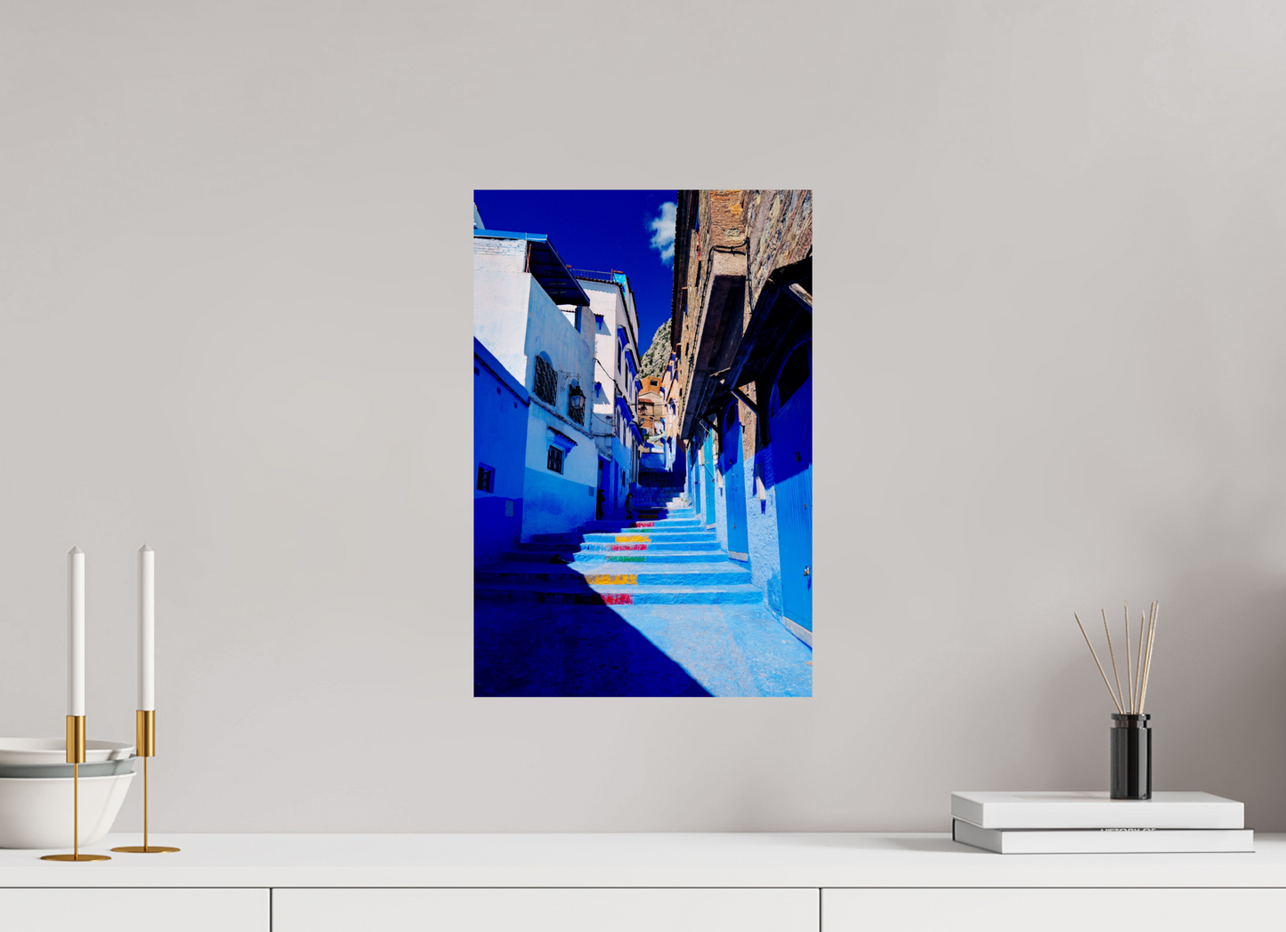 Urban palette (Morocco, Chefchaouen)