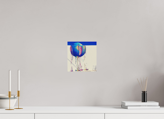 20 x 20,6 cm, Impression mate fine art sur alu dibond (prête à être accrochée) Fonte des repères (Tunisie, Djerba)