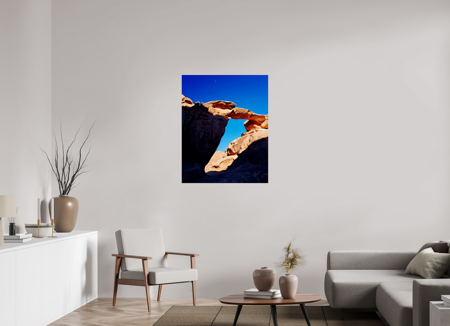 Hanging desert (Jordan, Wadi Rum)