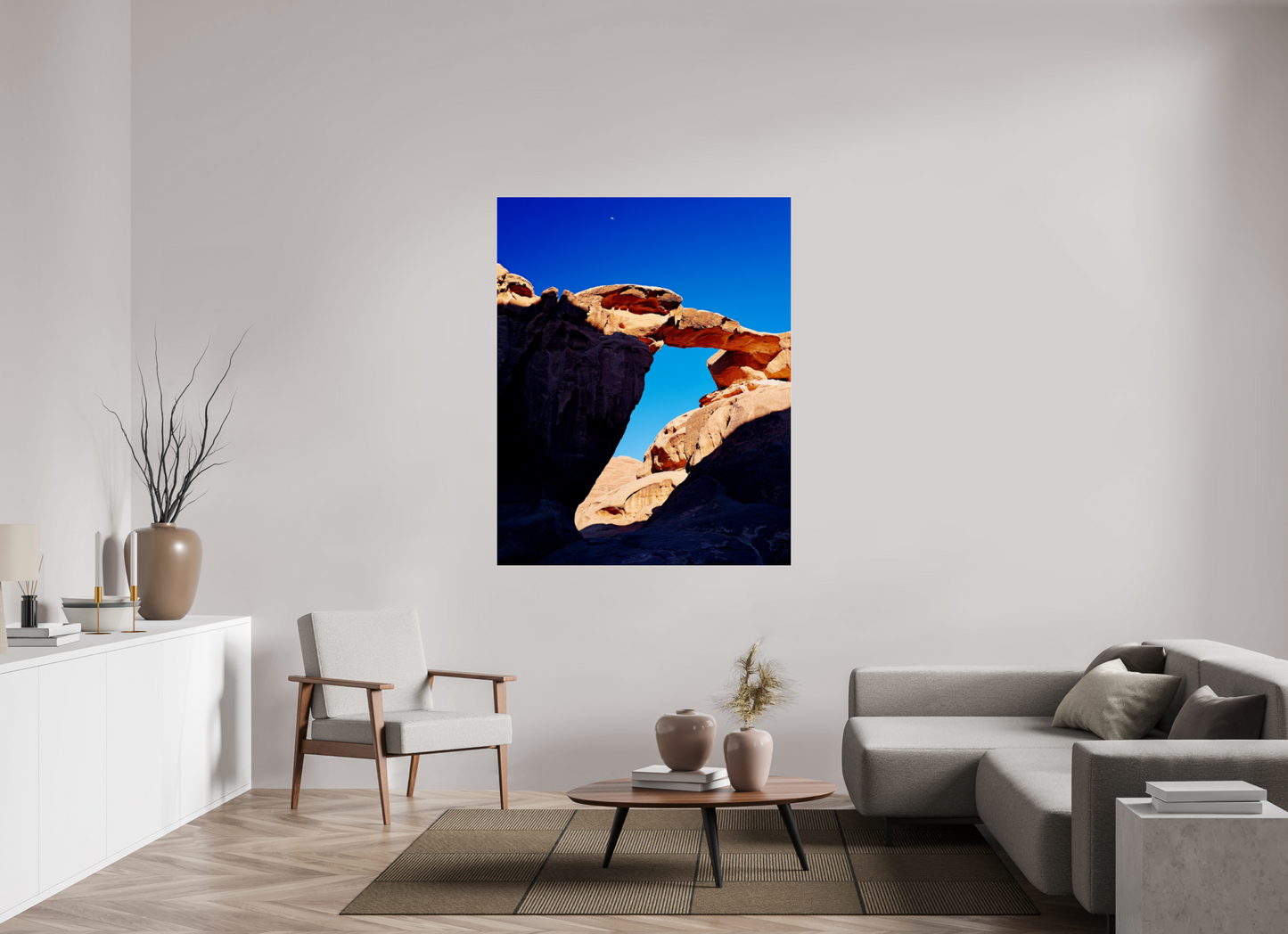 Hanging desert (Jordan, Wadi Rum)