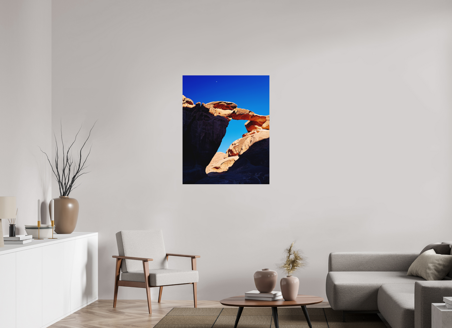 Hanging desert (Jordan, Wadi Rum)