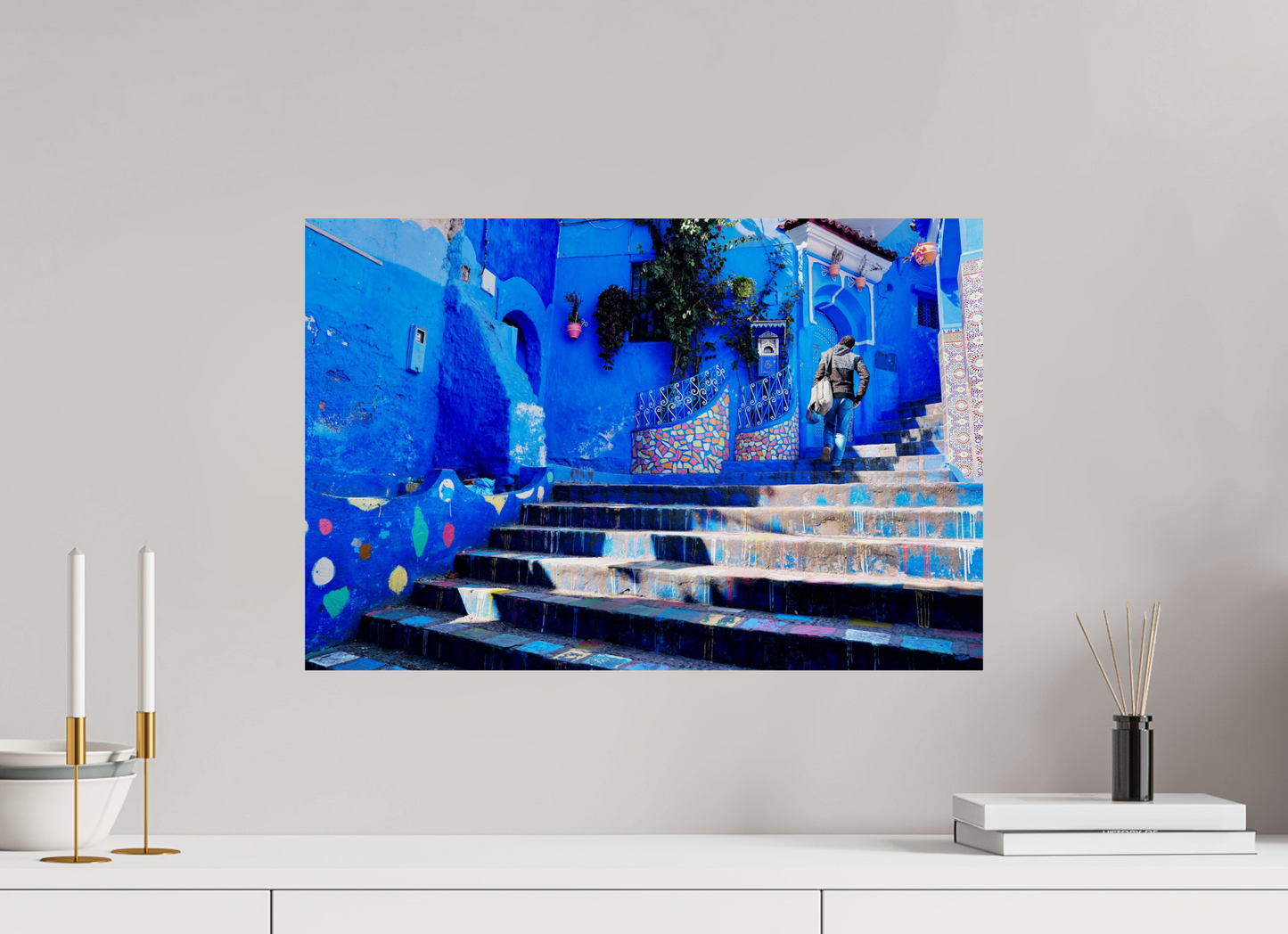 Getaway pigments (Morocco, Chefchaouen)