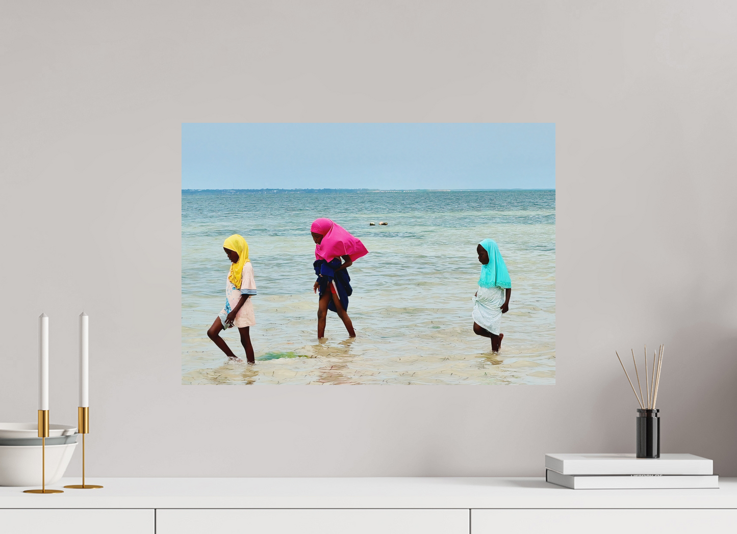 Tender wake (Tanzania, Zanzibar)