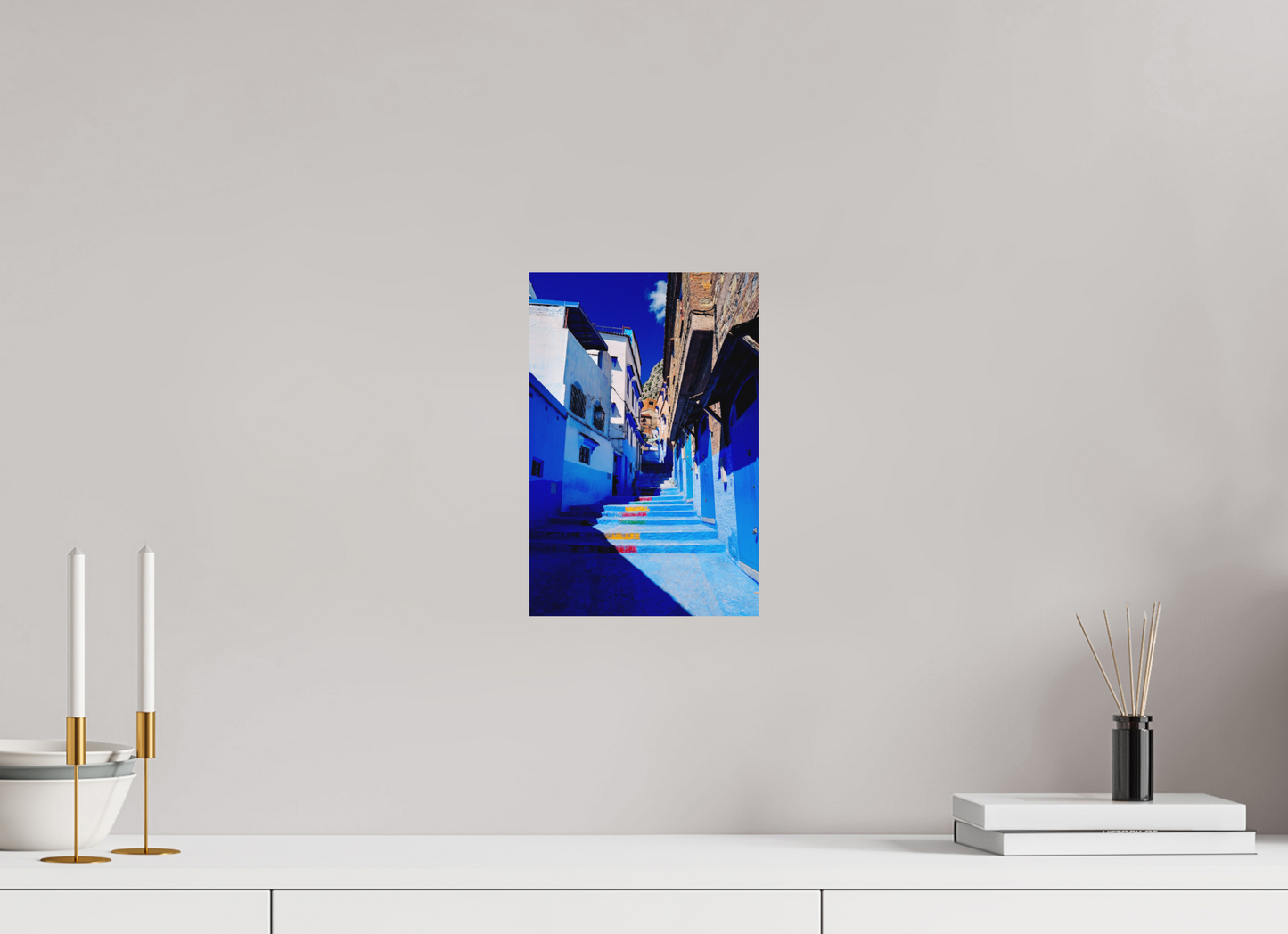 Urban palette (Morocco, Chefchaouen)