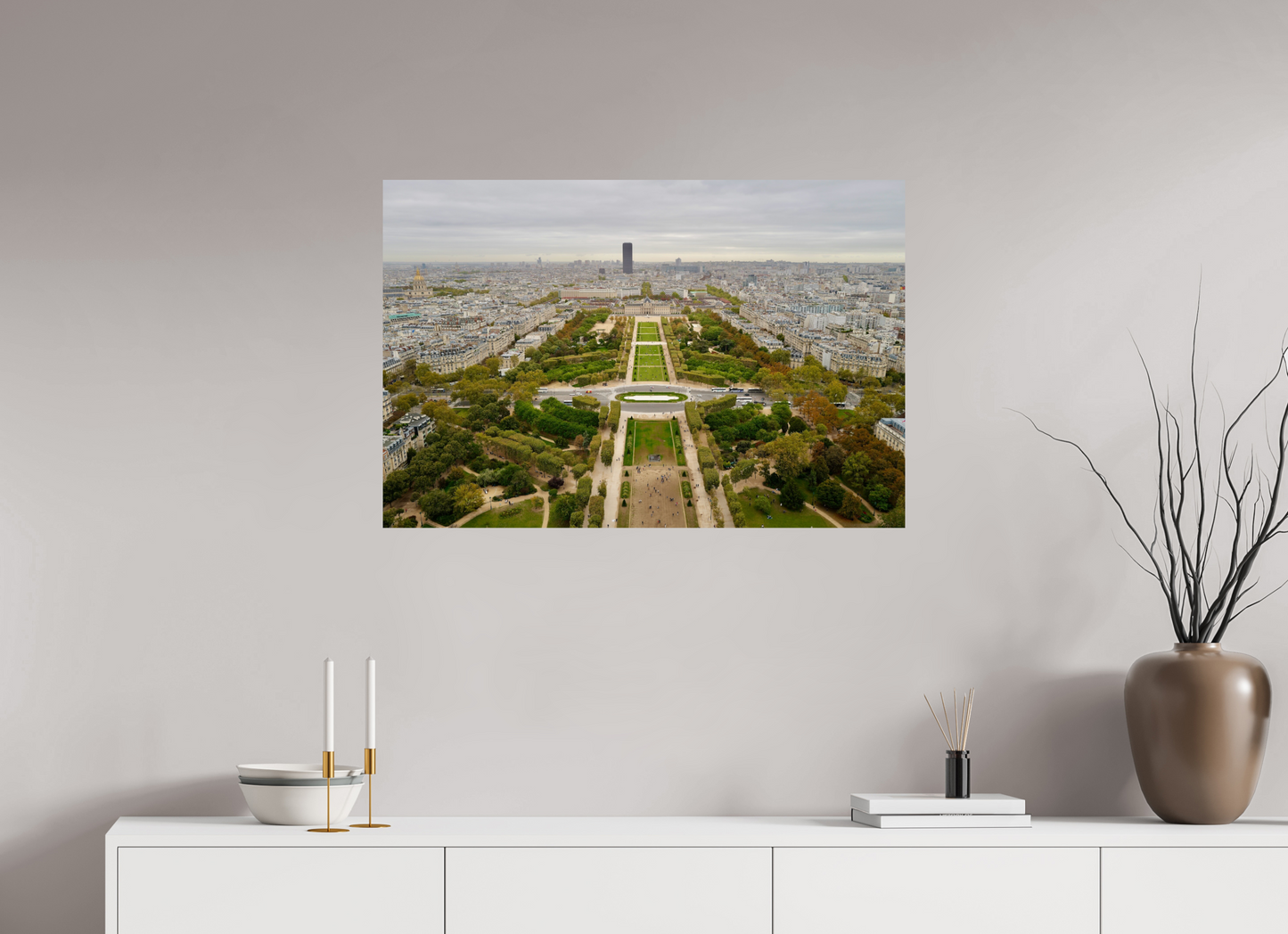 90 x 60 cm, Tirage brillant papier Fuji Crystal DP II (à encadrer) Perspective française (France, Paris)