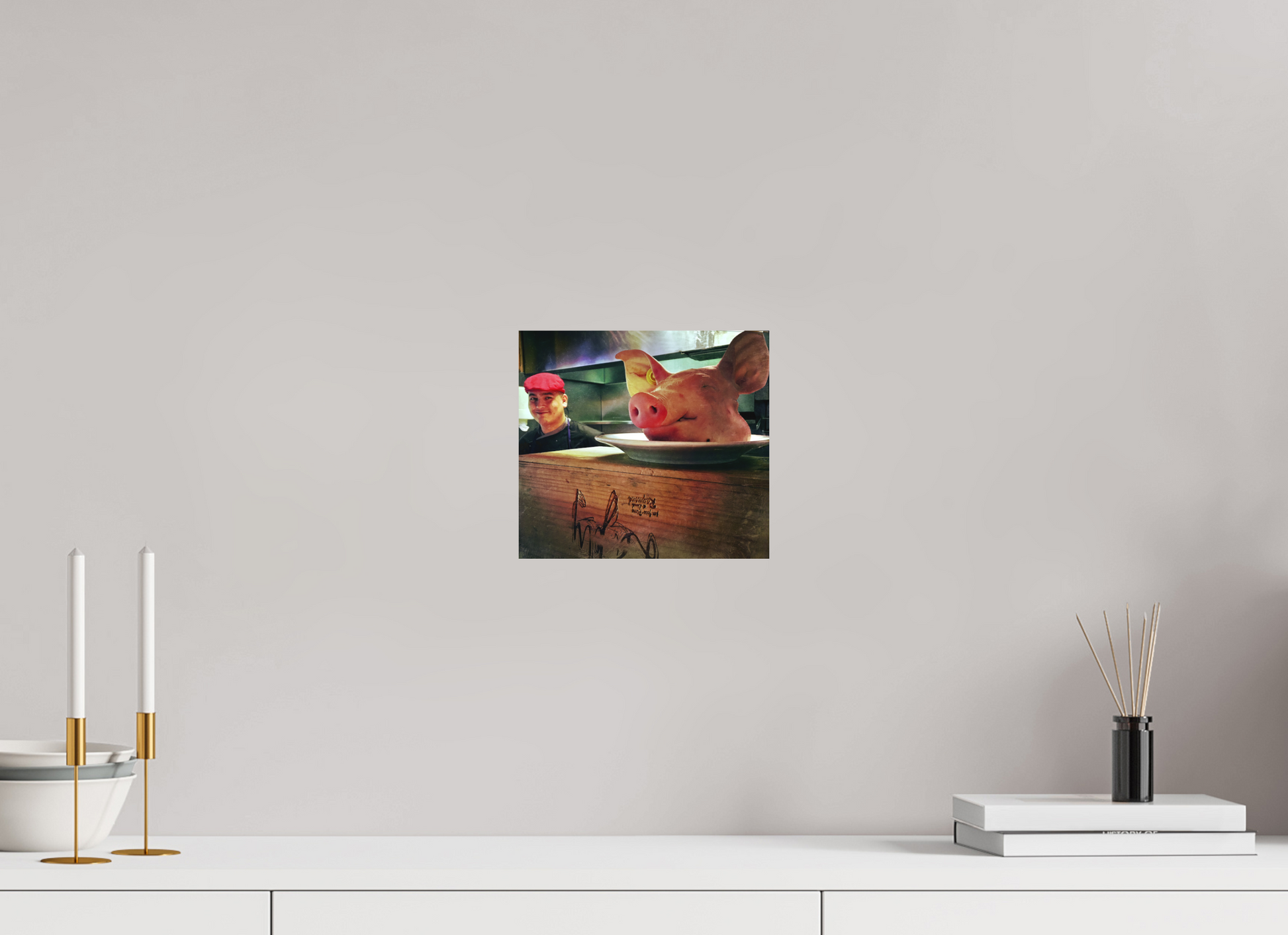 22 x 20 cm, Impression mate fine art sur alu dibond (prête à être accrochée) Ordre du Jour (France, Paris)