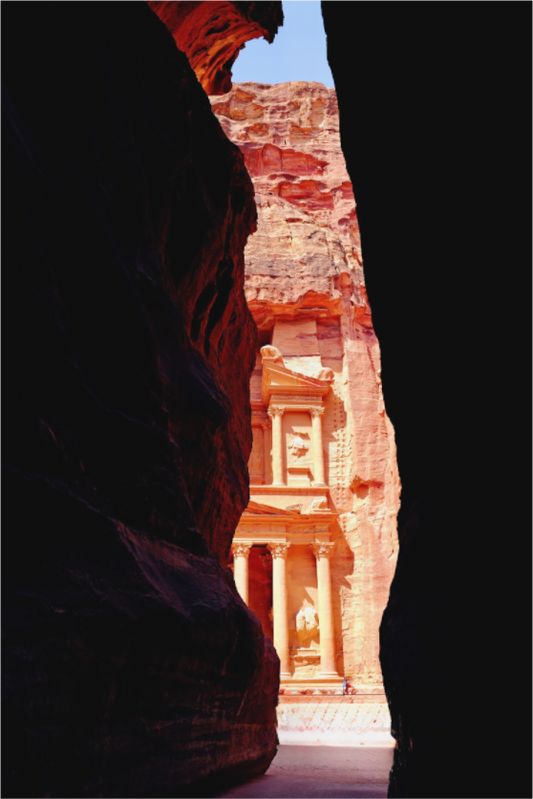 Al-Khazneh, the Treasury of Petra II (Jordan, Petra)
