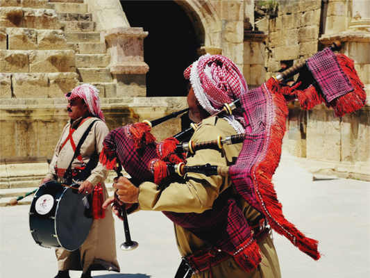 Jerash highlanders (Jordan, Jerash)