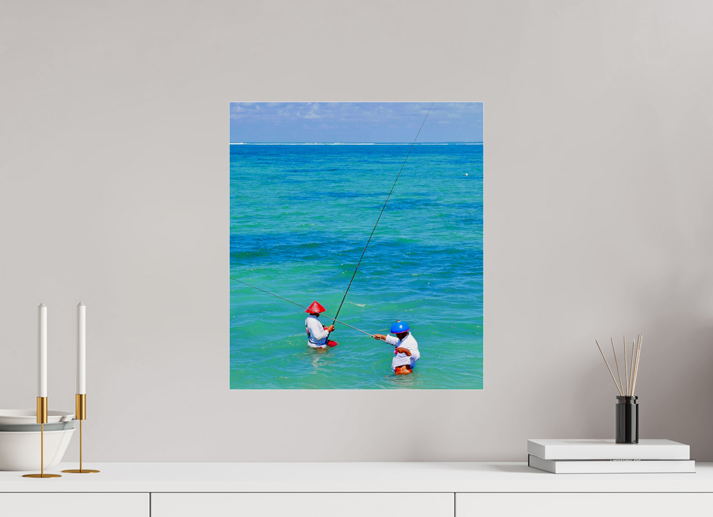 Sabre fishermen (Indonesia, Bali)