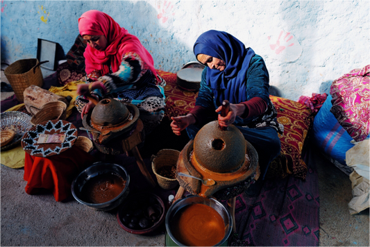 Argan women (Morocco, Atlas)
