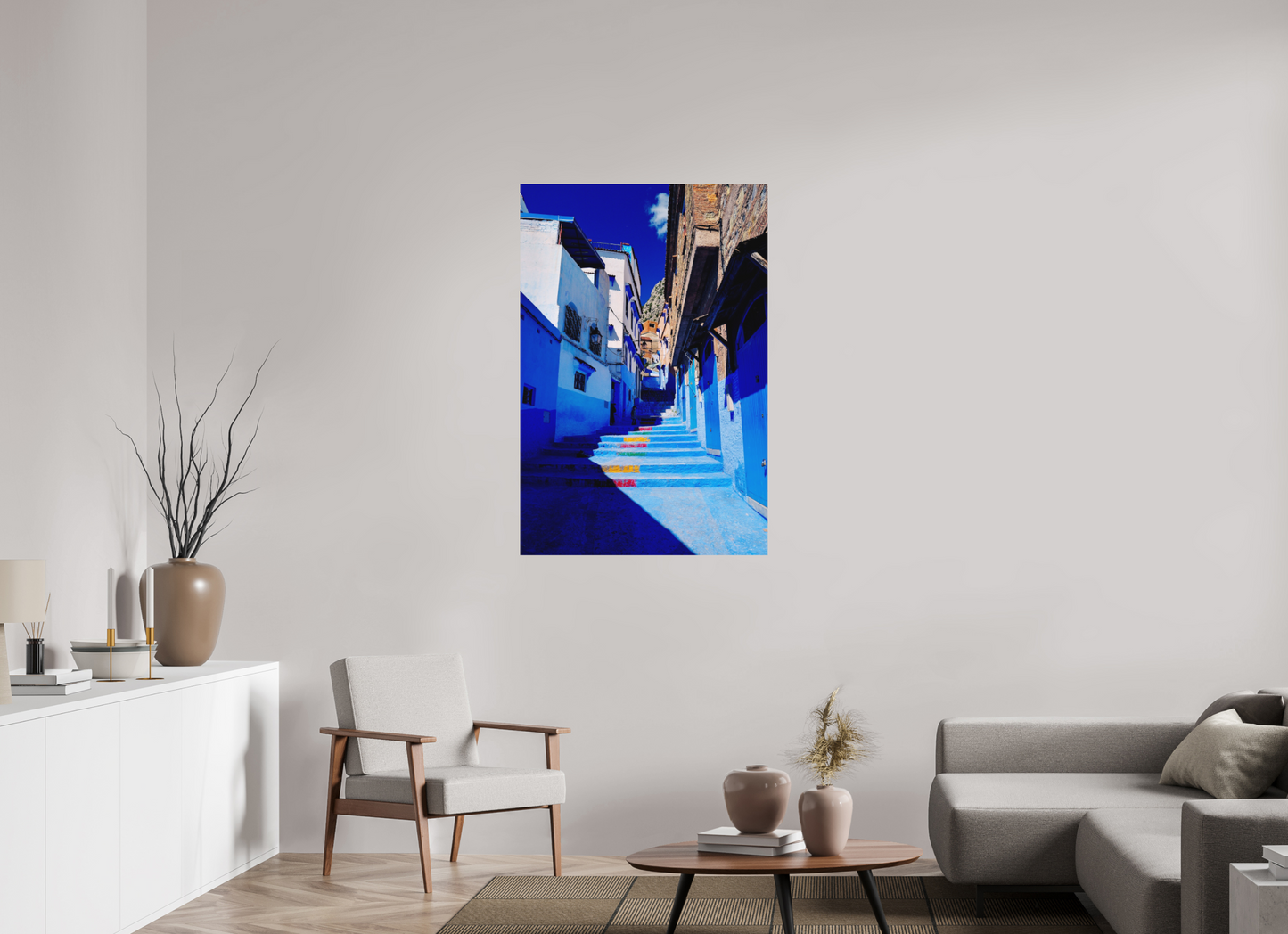 Urban palette (Morocco, Chefchaouen)