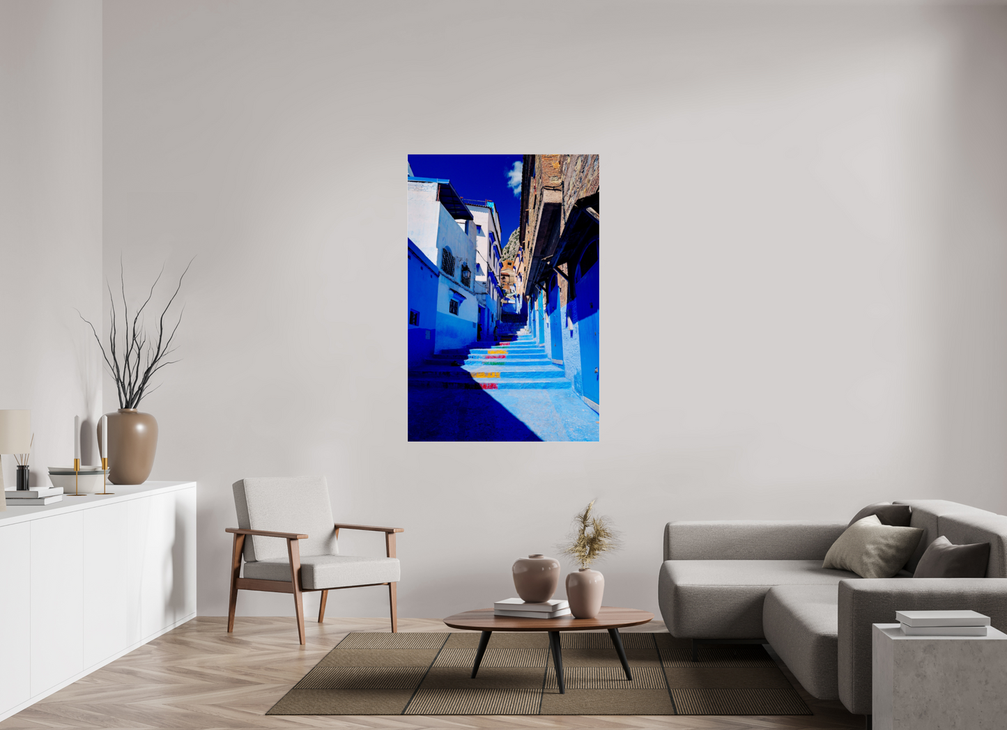Urban palette (Morocco, Chefchaouen)
