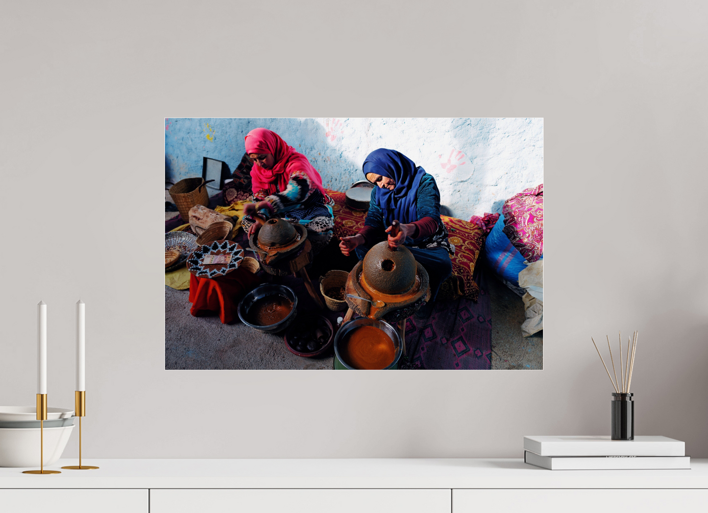 Femmes d'argan (Maroc, Atlas)