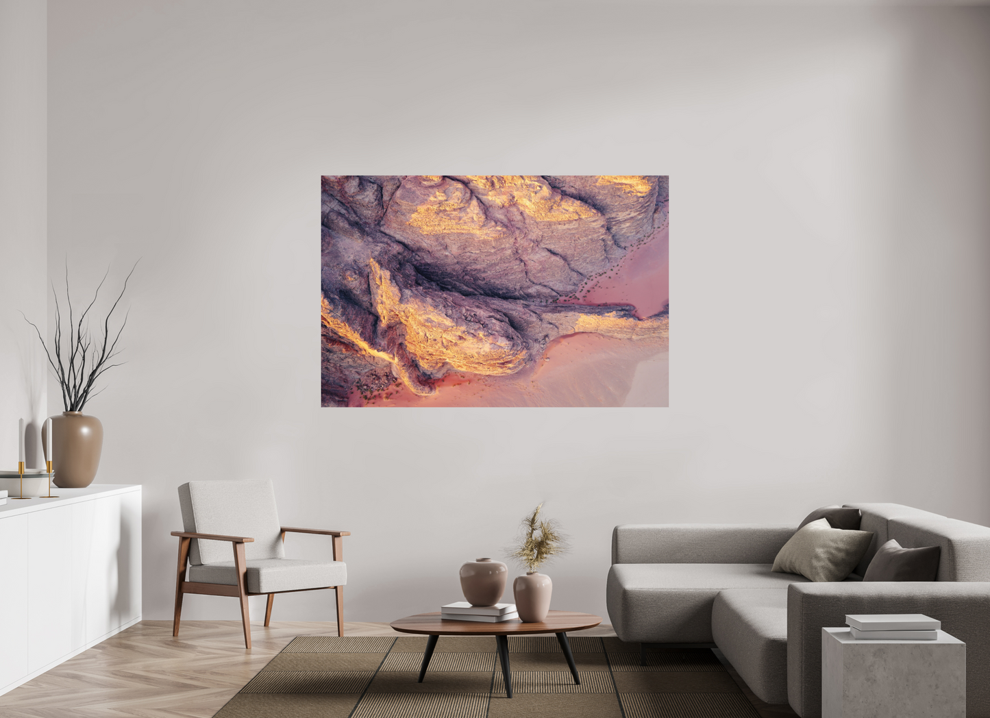 Mineral bark (Jordan, Wadi Rum)