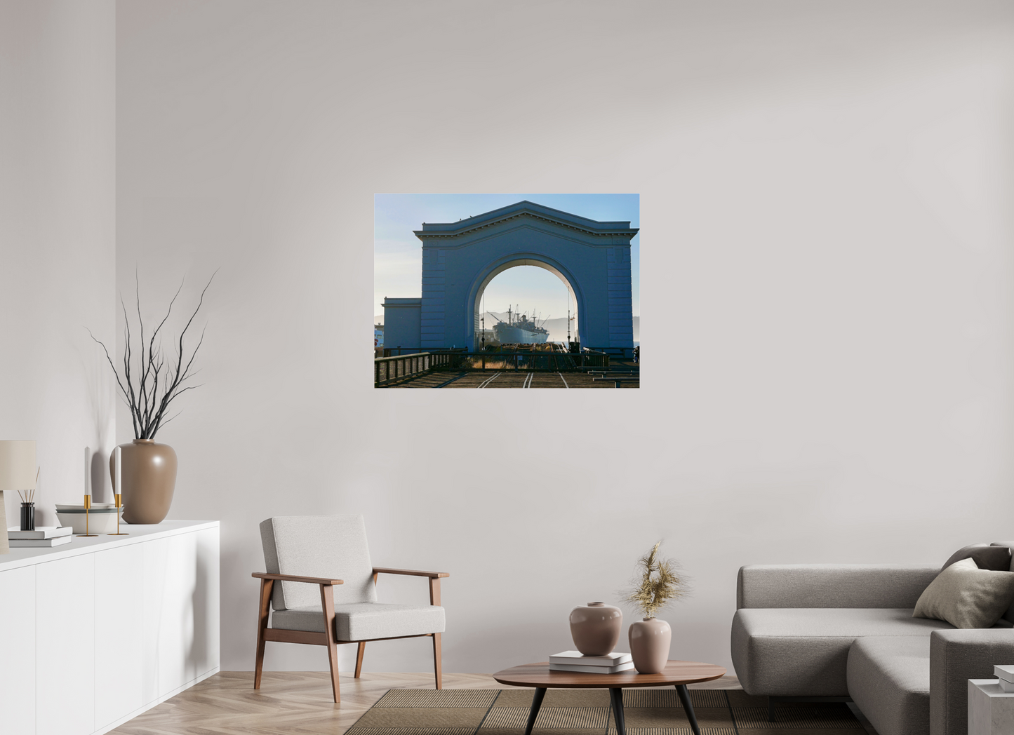 109 x 80 cm, Impression brillante fine art sur alu dibond (prête à être accrochée) Last trip (États-Unis, San Fransisco)