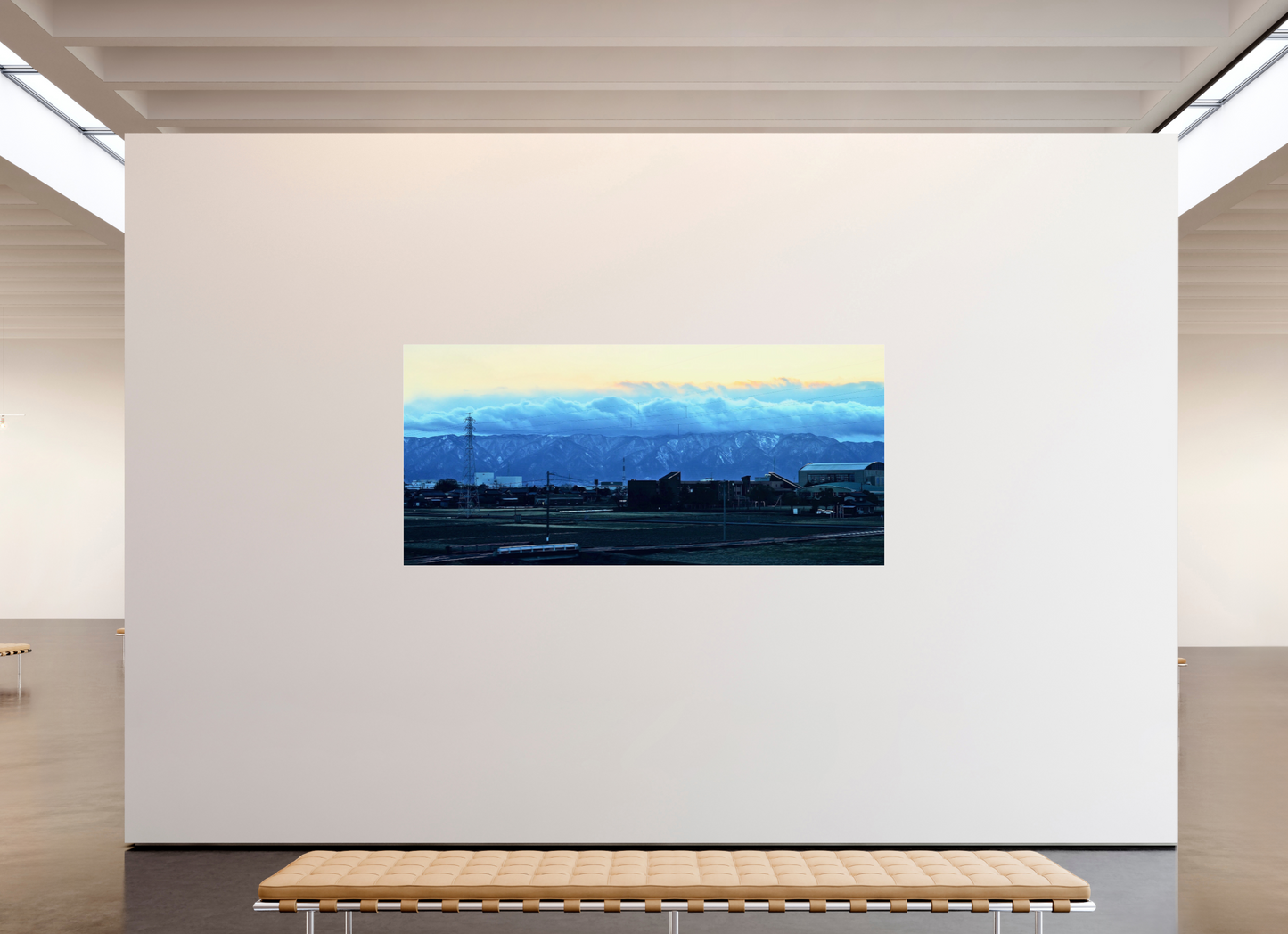 Industrial foothills (Japan, Toyama)
