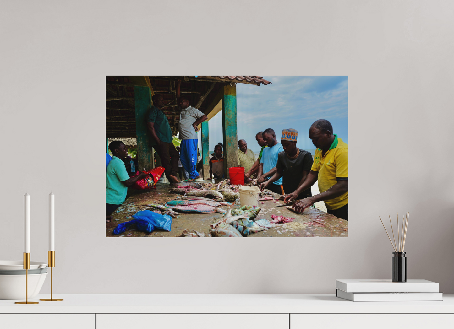 The workshop of Neptune III (Tanzania, Zanzibar)