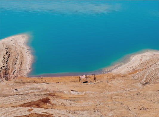 Shelter without people (Jordan, Dead Sea)