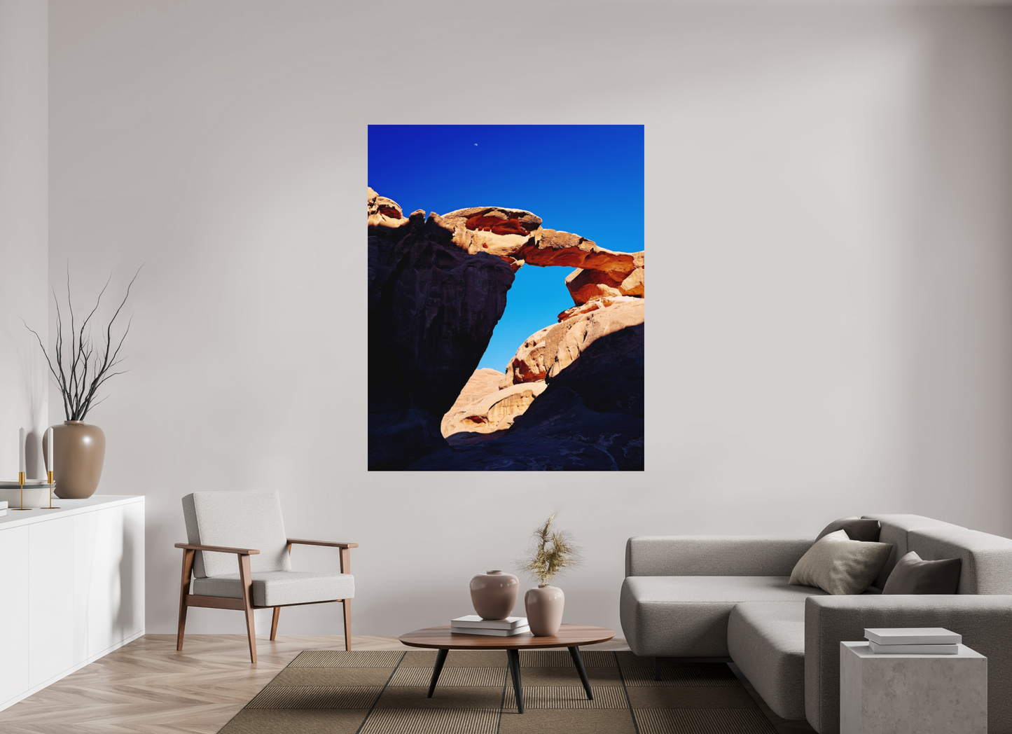 Hanging desert (Jordan, Wadi Rum)