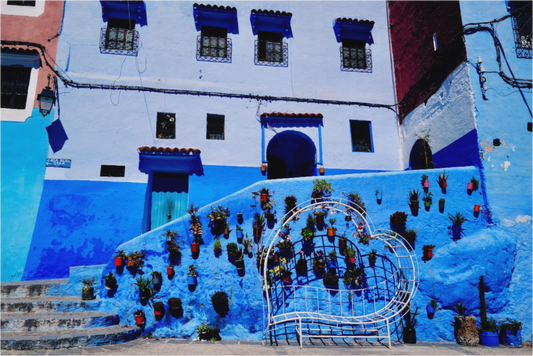 Blue love (Morocco, Chefchaouen)