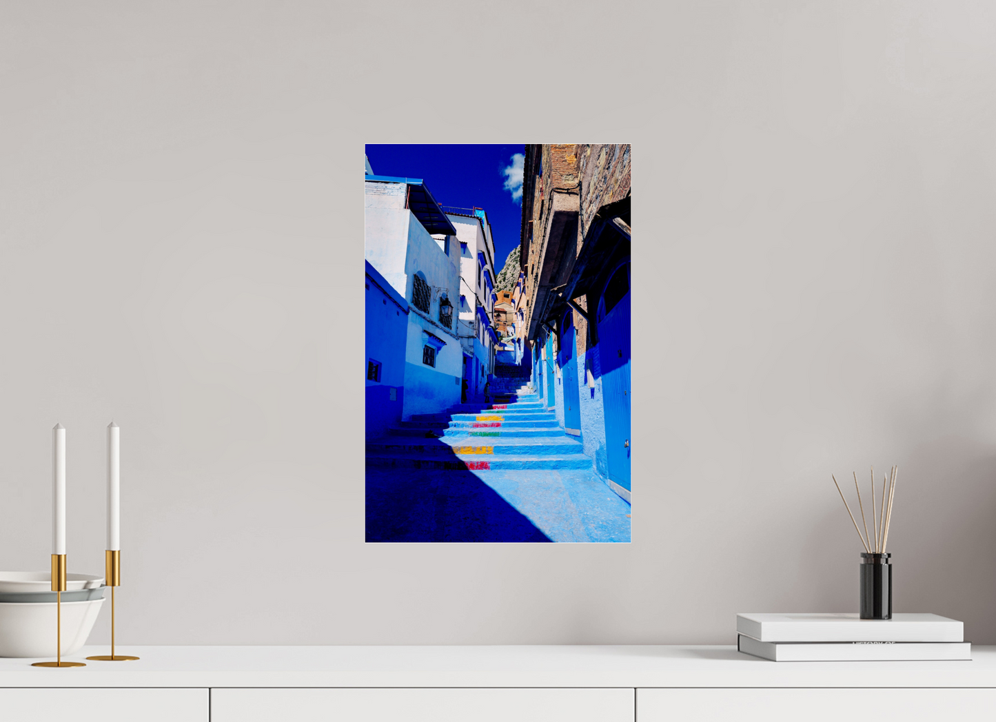 Urban palette (Morocco, Chefchaouen)