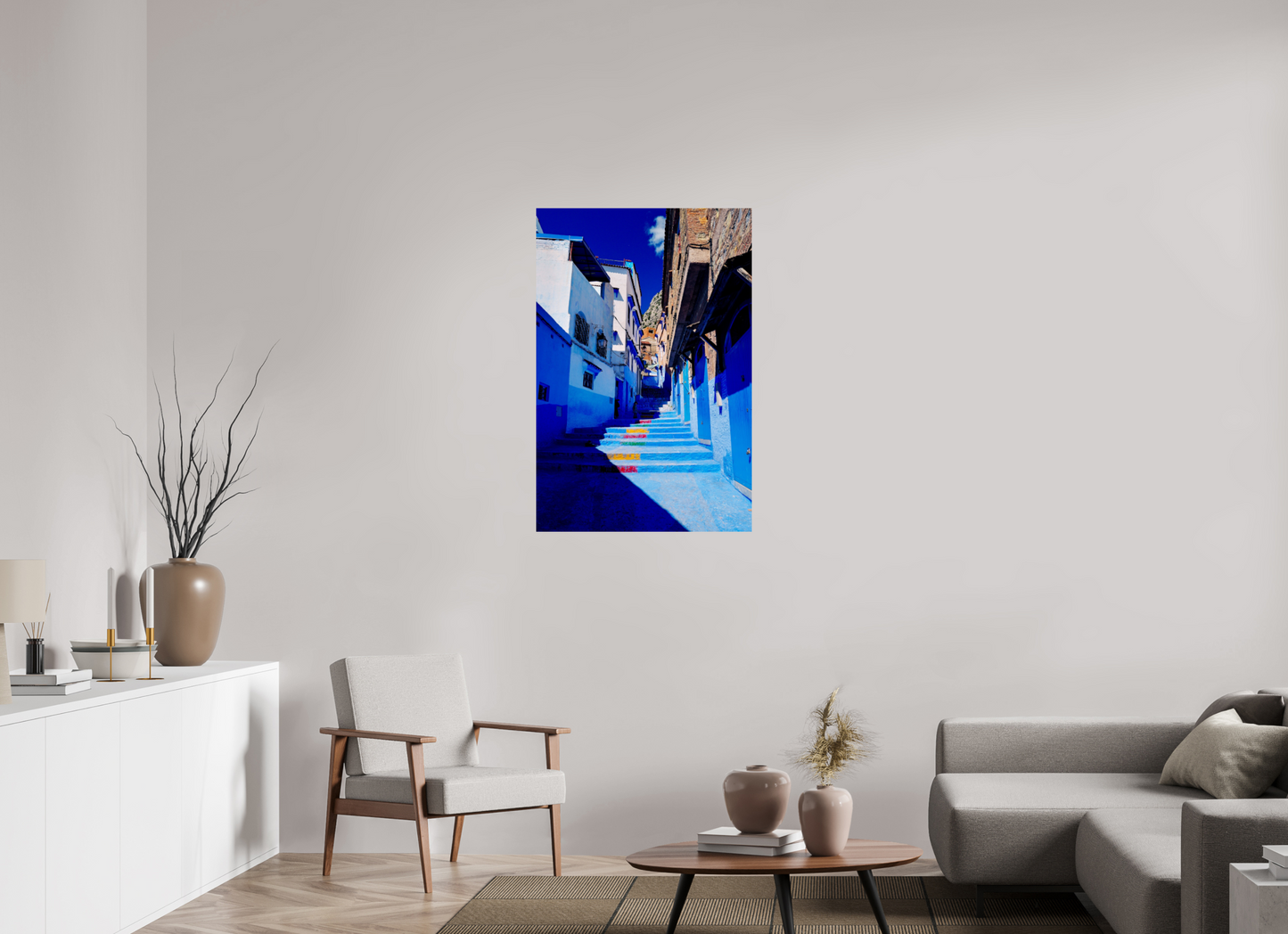 Urban palette (Morocco, Chefchaouen)