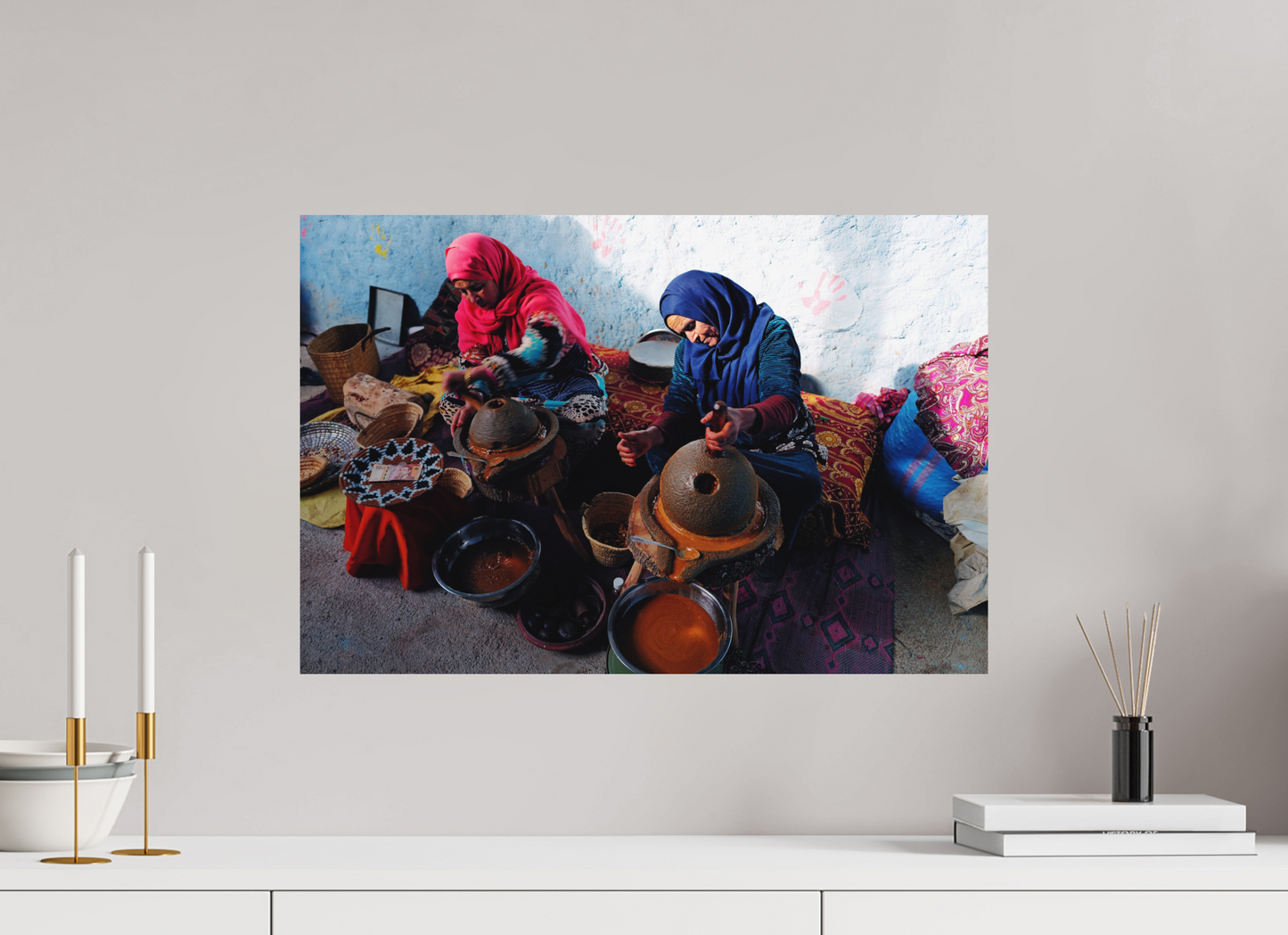 Femmes d'argan (Maroc, Atlas)