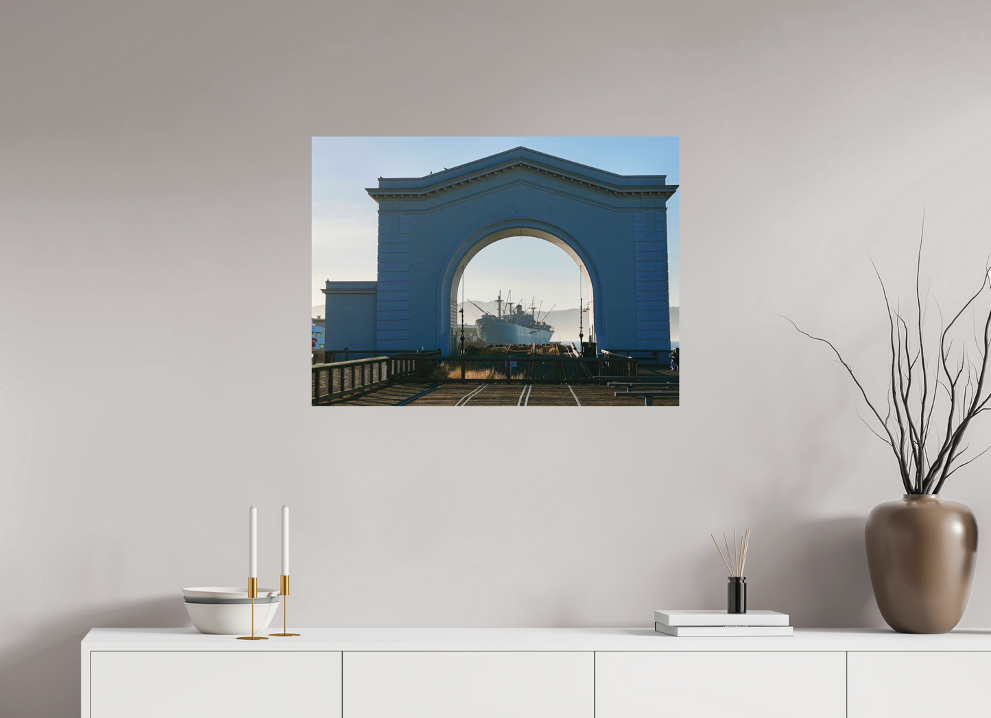 81,7 x 60 cm, Impression mate fine art sur alu dibond (prête à être accrochée) Last trip (États-Unis, San Fransisco)