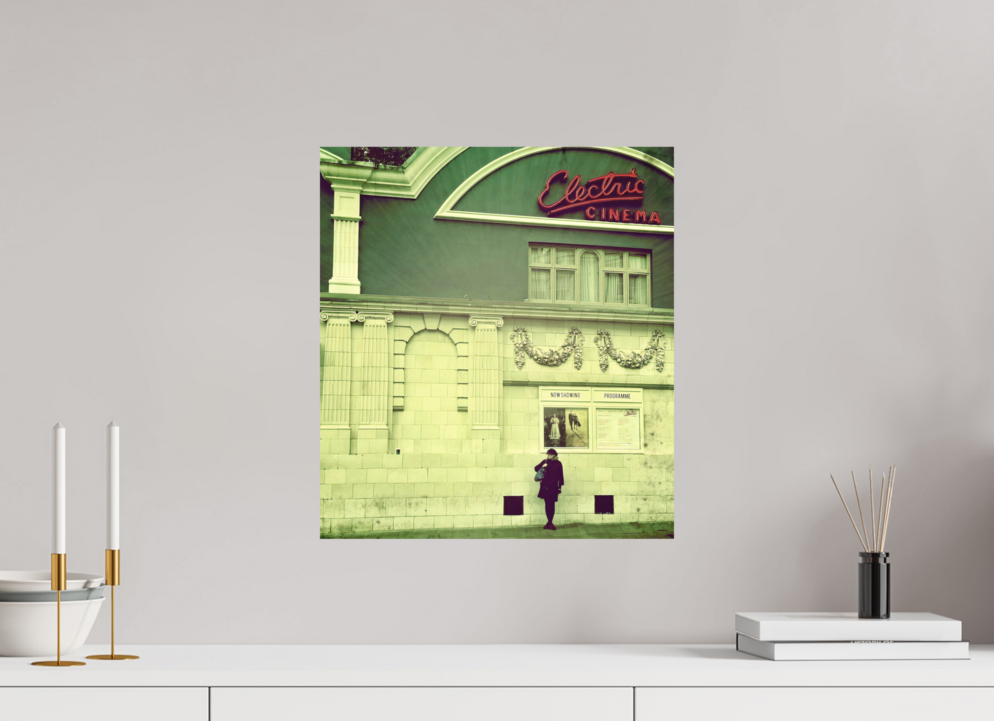 40 x 44,3 cm, Impression mate fine art sur alu dibond (prête à être accrochée) L’avant-scène (Angleterre, Londres)