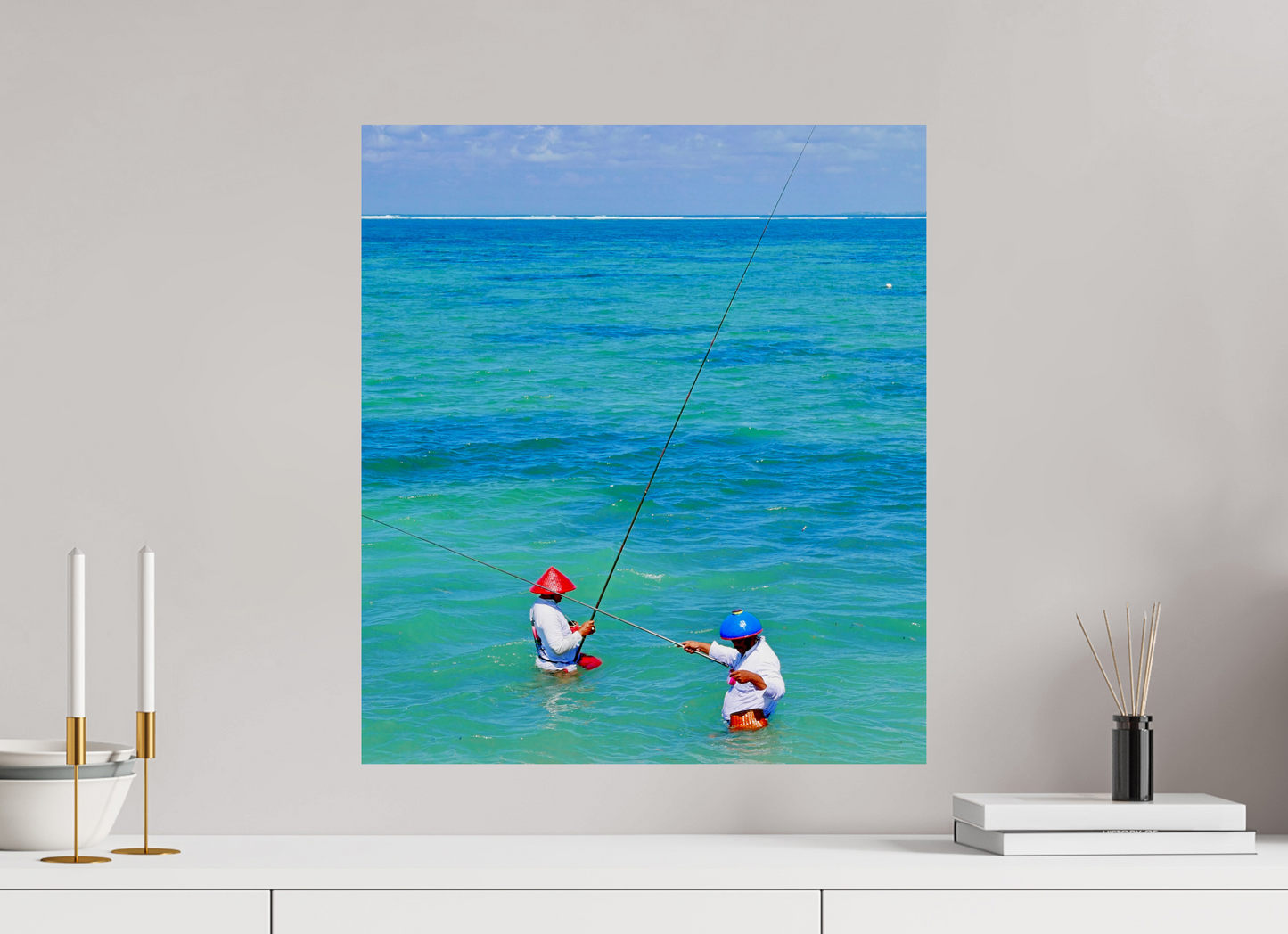 Sabre fishermen (Indonesia, Bali)