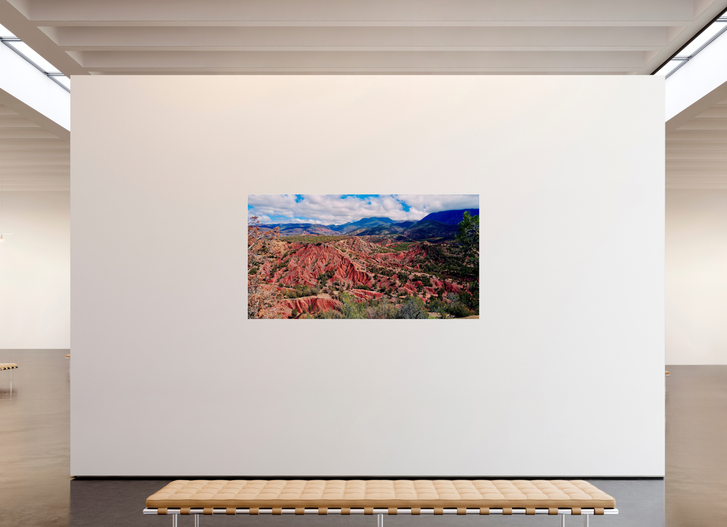 204,1 x 110 cm, Impression brillante fine art sur alu dibond (prête à être accrochée) Sa Majesté l'Atlas (Maroc, Atlas)