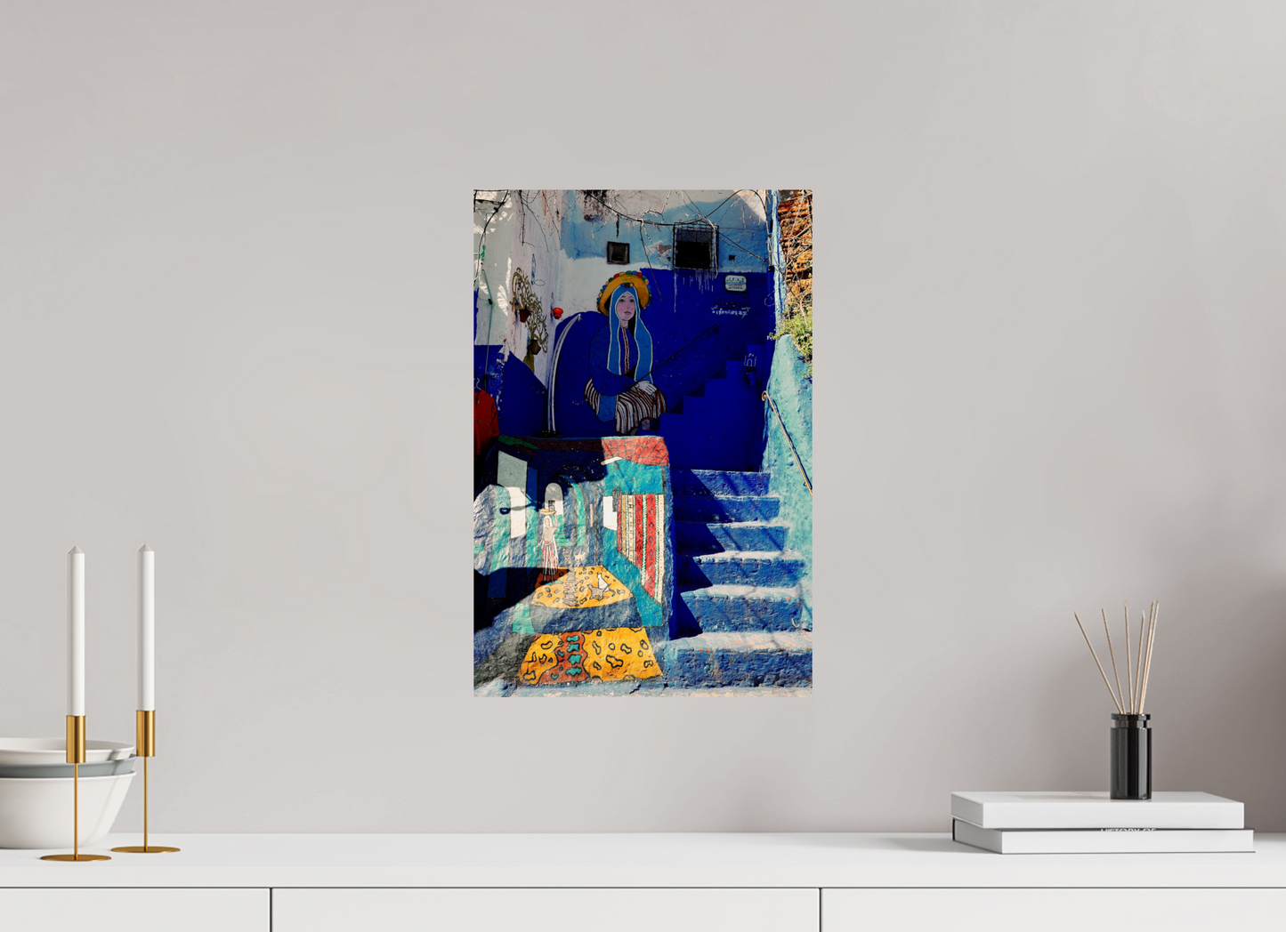 Berber fresco (Morocco, Chefchaouen)