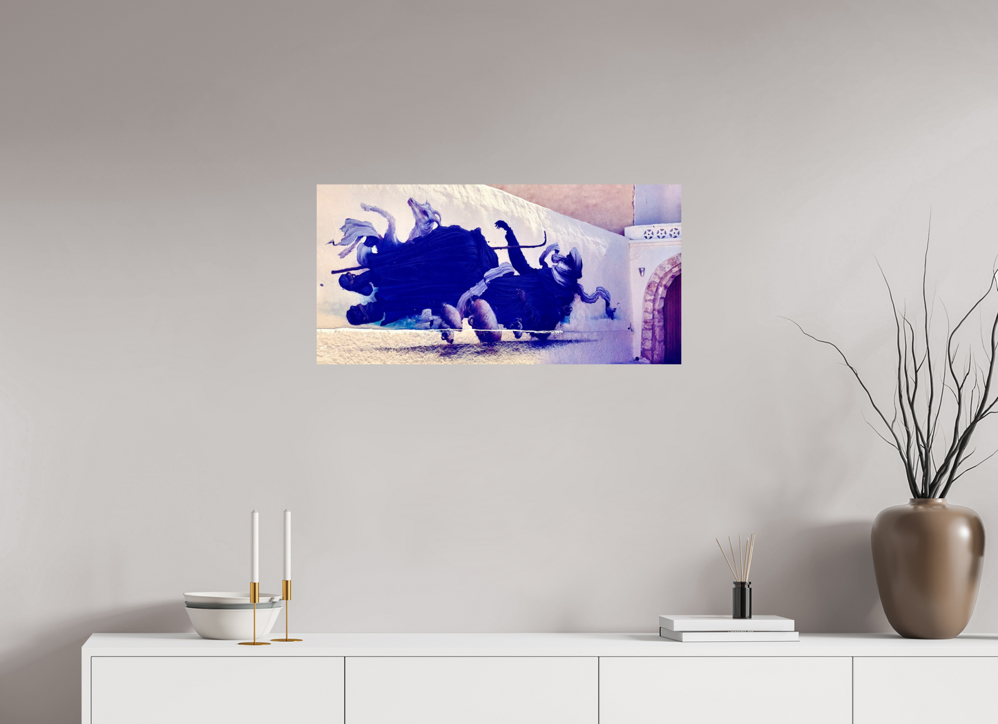 81,1 x 40 cm, Tirage brillant papier Fuji Crystal DP II (à encadrer) Caravan of the Wind (Tunisie, Djerba)