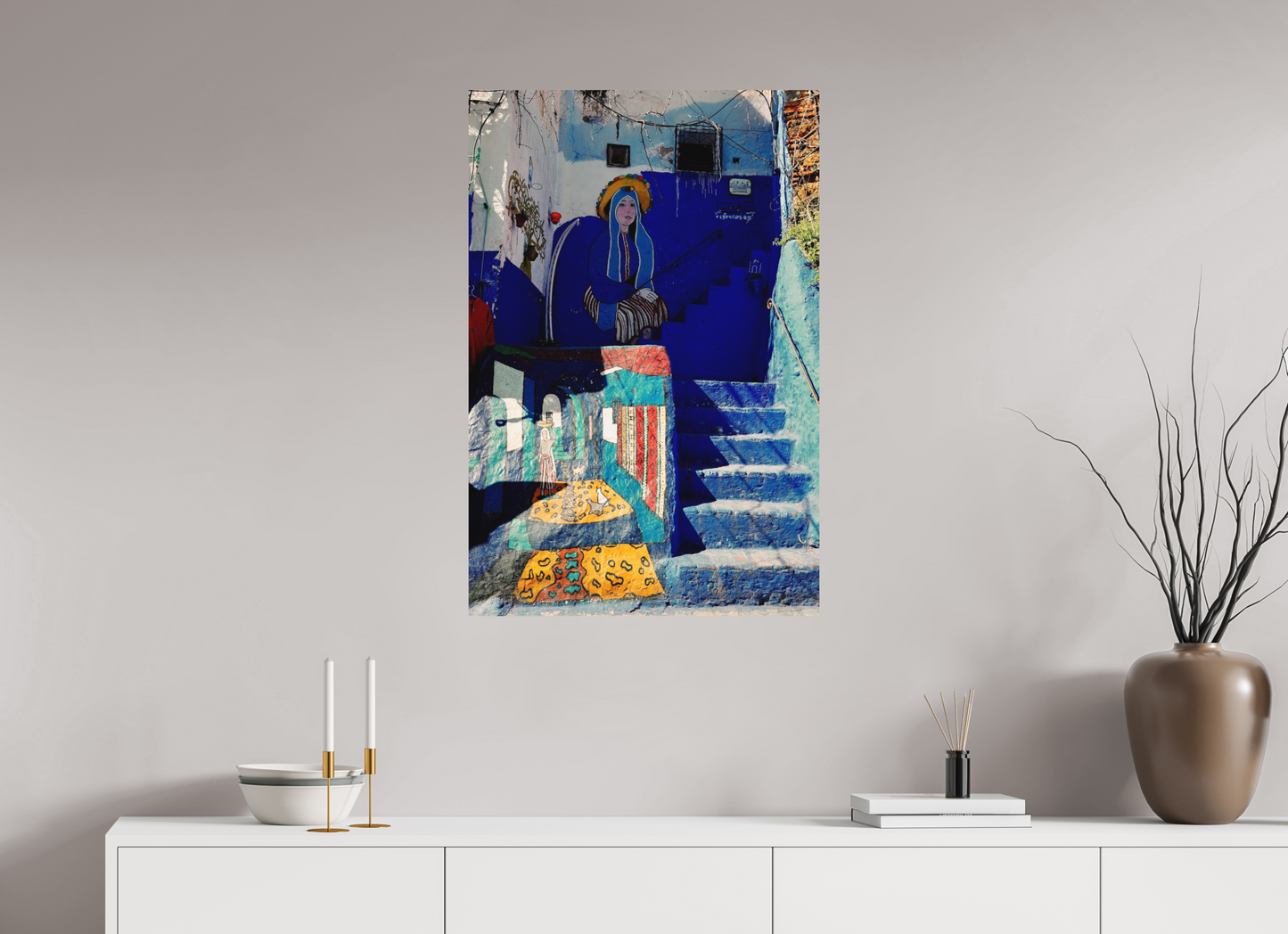 Berber fresco (Morocco, Chefchaouen)